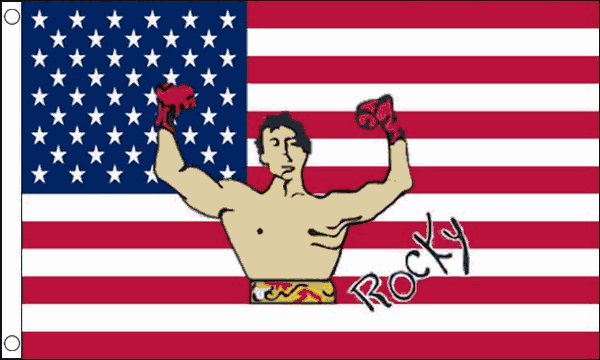 Flagmania USA Rocky 5ft x 3ft Polyester Flag