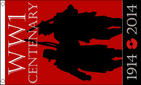 Flagmania WW1 Centenary 5ft x 3ft Polyester Flag