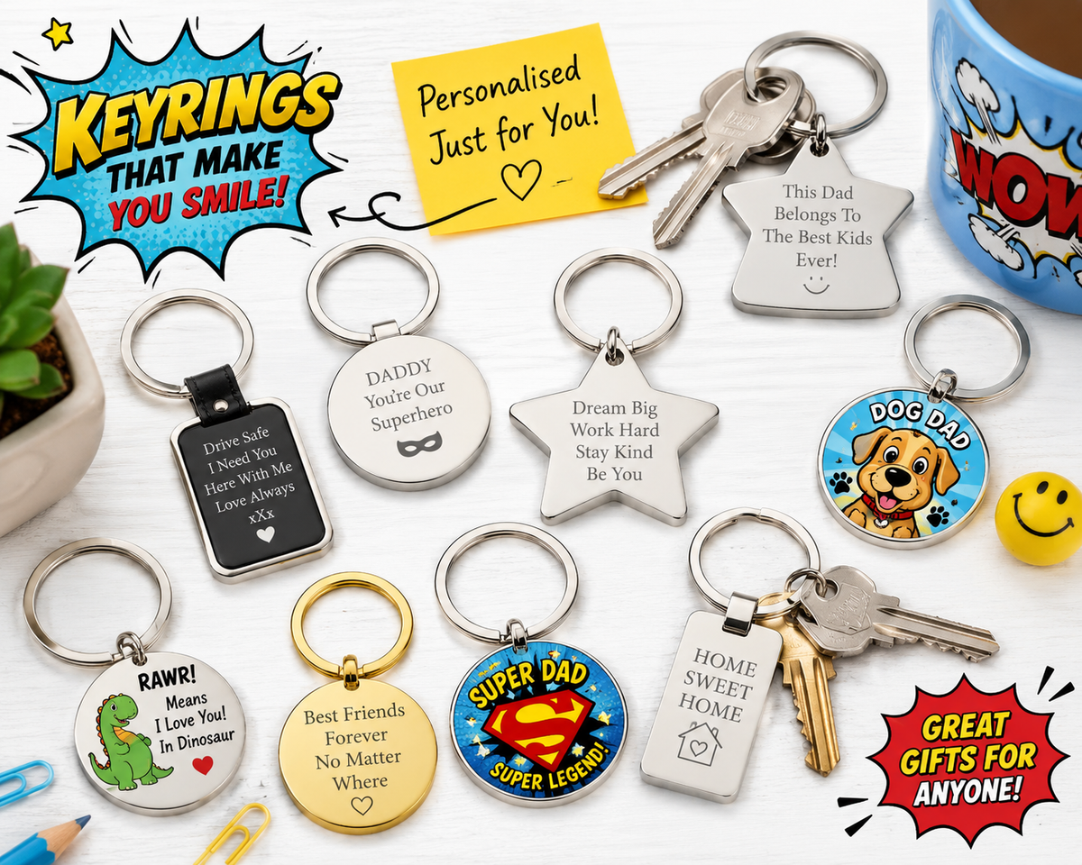 The Complete Guide to Choosing the Perfect Personalised Keyring  Published by Emblems Gifts Ltd