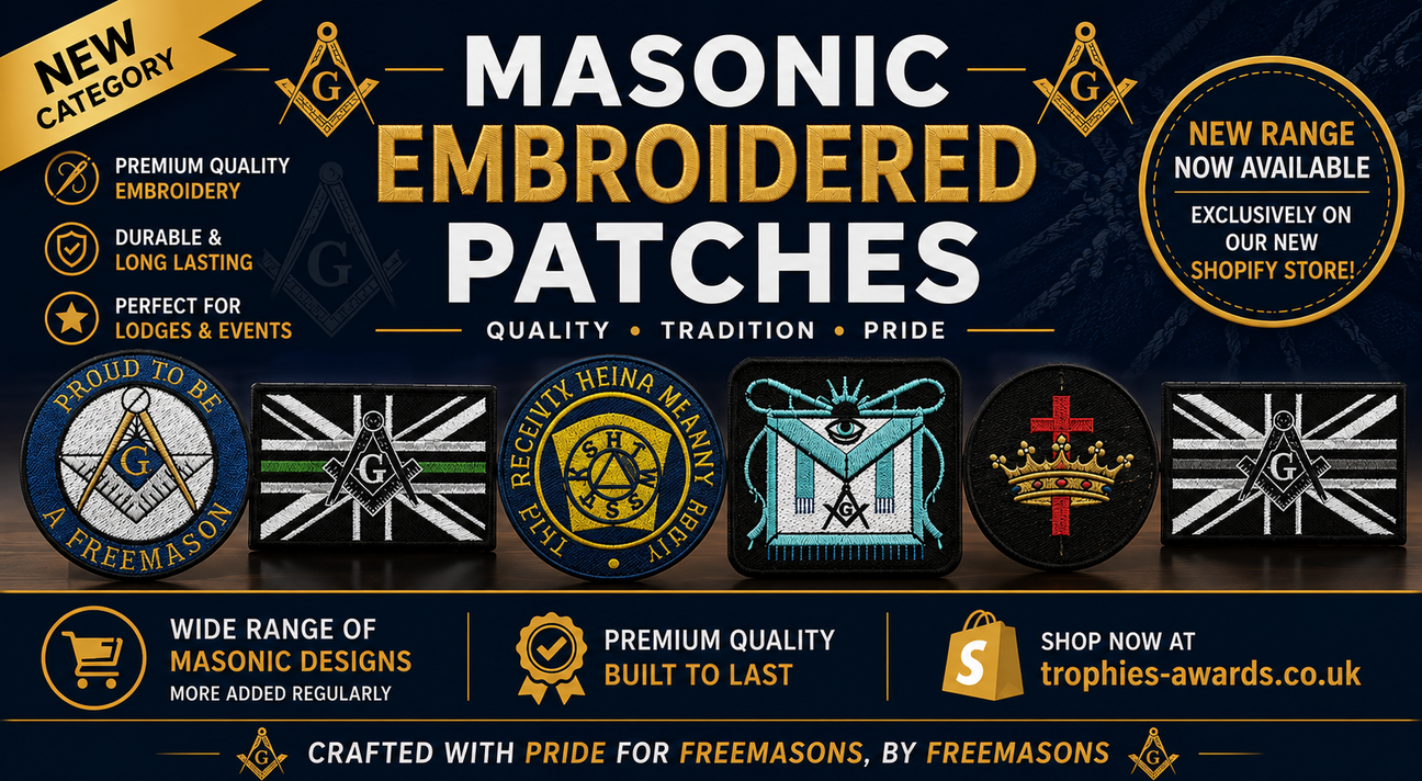 Masonic Embroidered Patches