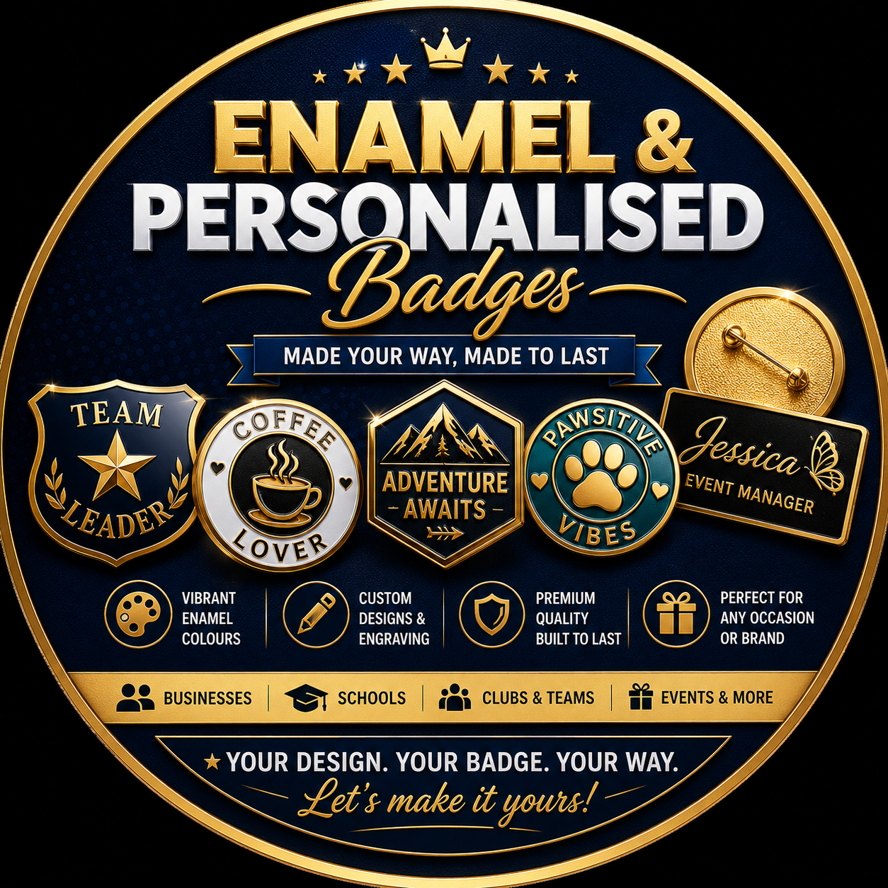 Badges and Pins