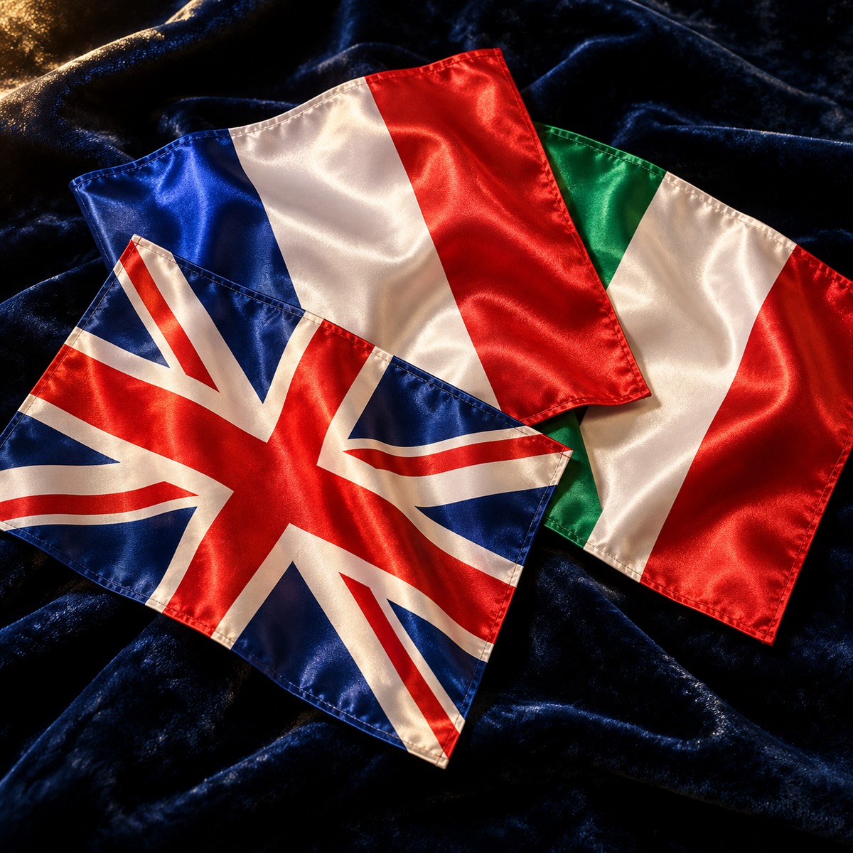 Satin Flags Only 9 x 6in collection artwork