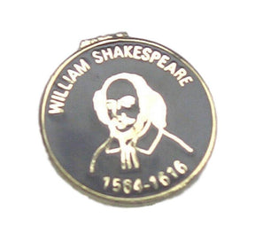 William Shakespeare Quality Enamel Lapel Pin Badge image 0