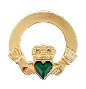 Ireland Badge Claddagh (Gilt) Enamel Lapel Pin Badge T1062 image 0