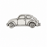 Pewter classic VW Beetle car lapel pin badge for motoring enthusiasts