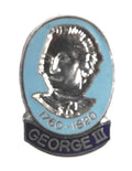 King George the 3rd 1760 - 1820 Enamel Lapel Pin Badge image 0