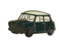 Green Austin Mini Retro Motorcar Hard High Quality Enamel Lapel Pin Badge image 0