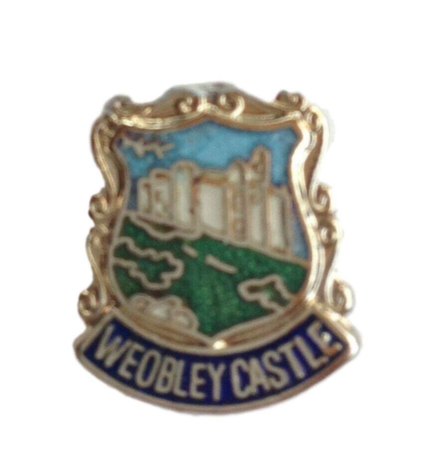 Weobley Castle Quality Enamel Lapel Pin Badge image 0