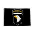 Flagmania 101st Airborne (black) 5ft x 3ft Polyester Flag