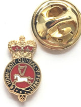 Queen's Own Hussars Regiment - MOD Military Approved Army Enamel Badge image 1
