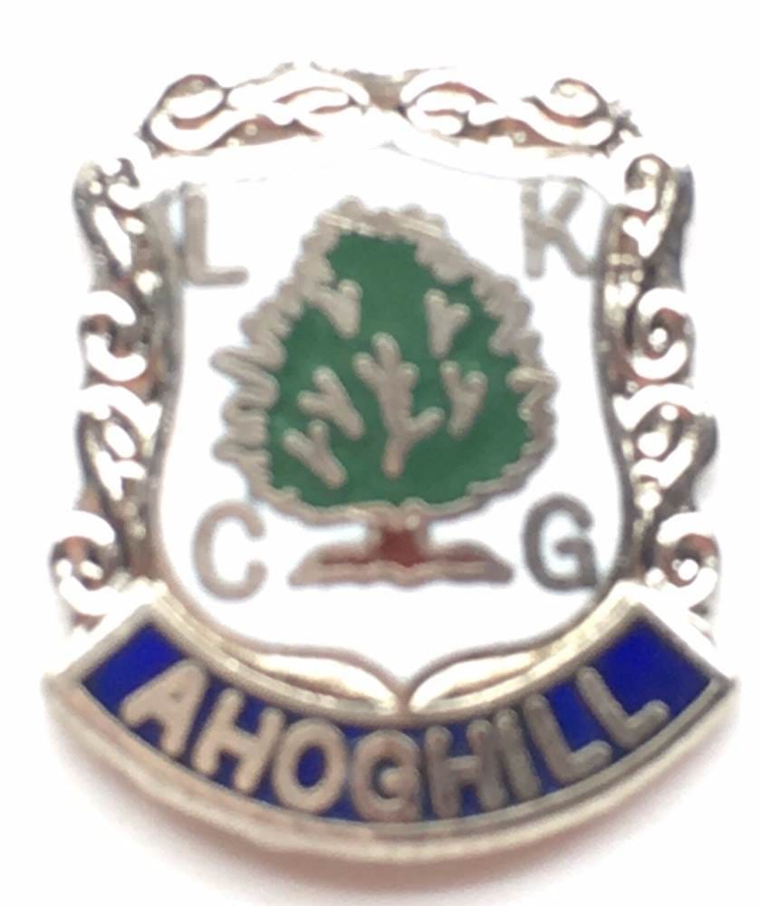 Ahoghill Small Quality enamel lapel pin badge T190 image 0