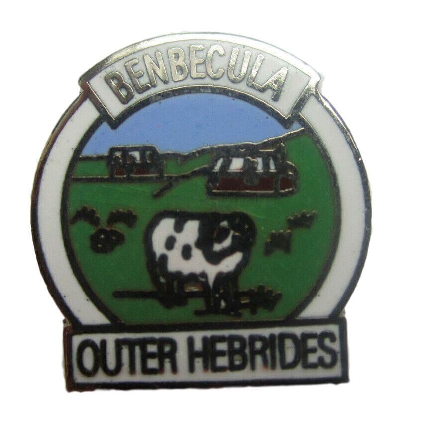 Benbecula Outer Hebrides Quality Enamel Lapel Pin Badge image 0