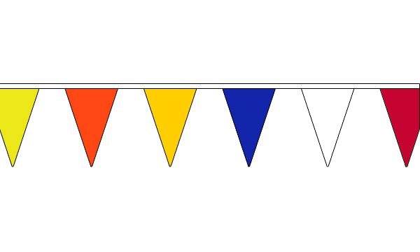 Flagmania Multi Colored 5 metre bunting