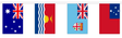 Flagmania 14 Oceania Nations Bunting (6m Length)
