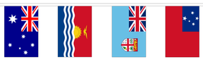 Flagmania 14 Oceania Nations Bunting (6m Length)