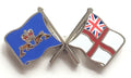 Royal Navy White Ensign and Submariners - MOD Approved Enamel Lapel Pin Badge image 0