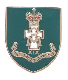 The Green Howards Military Enamel Lapel Pin Badge image 0