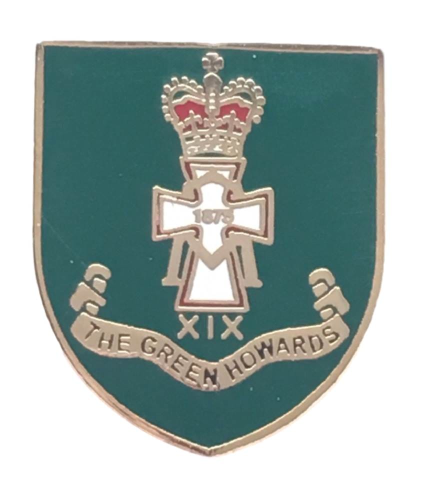 The Green Howards Military Enamel Lapel Pin Badge image 0