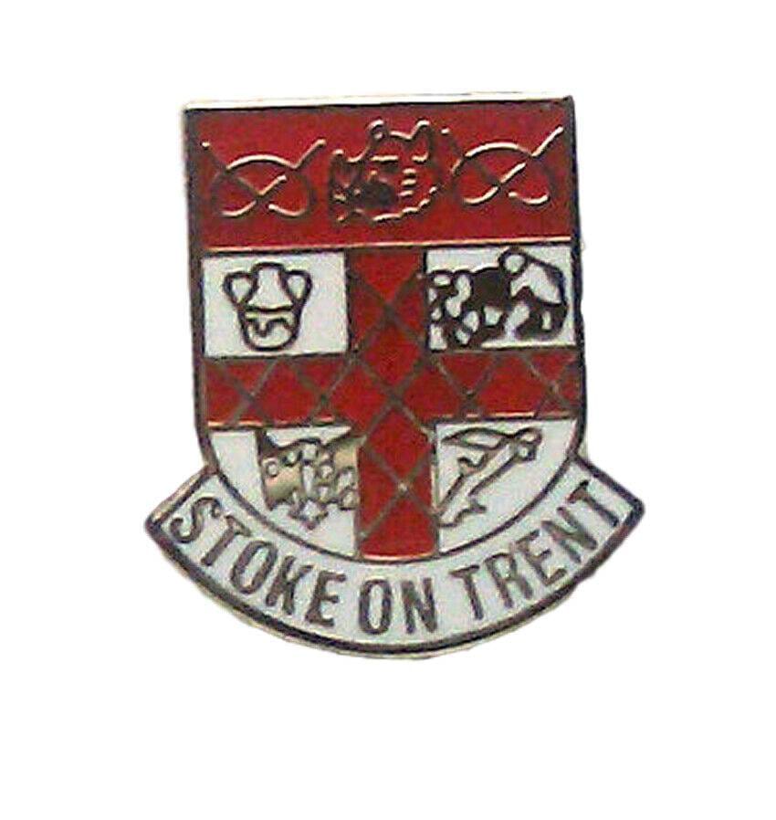 Stoke On Trent Quality Enamel Lapel Pin Badge image 0