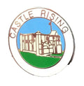 Castle Rising Norfolk England Small Enamel Lapel Pin Badge image 0