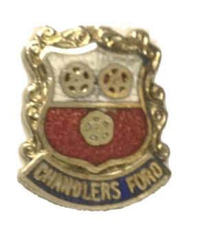 Chandlers Ford England Small Enamel Lapel Pin Badge image 0