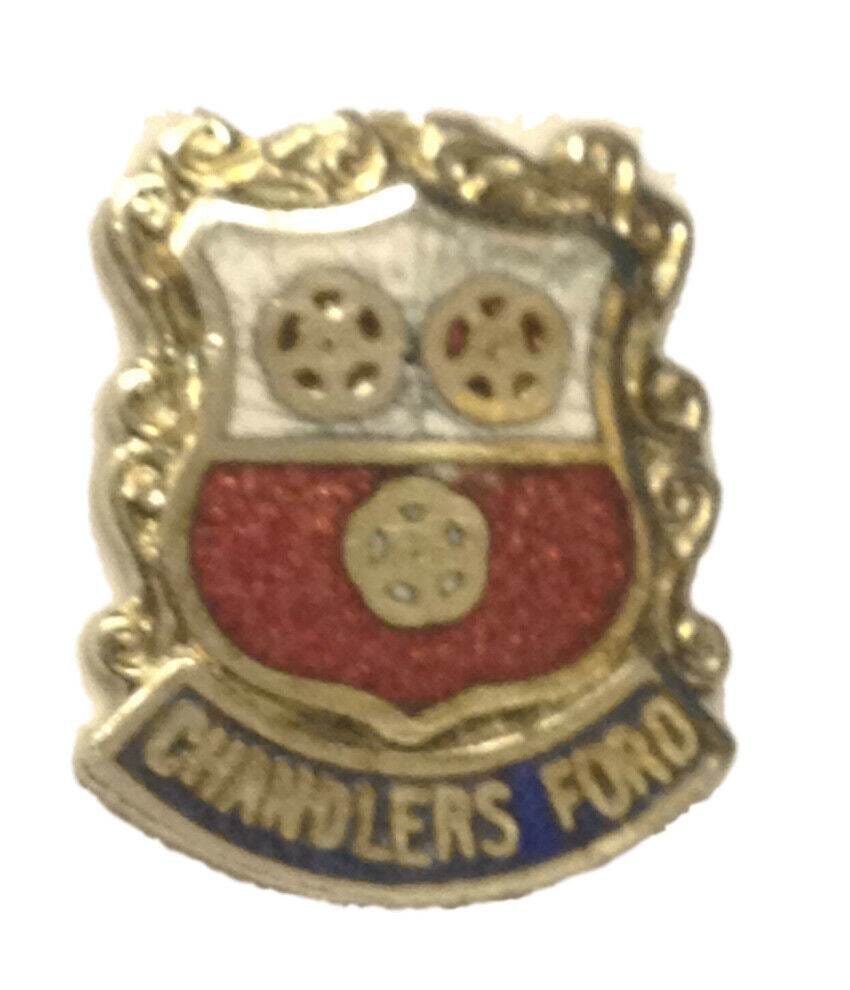 Chandlers Ford England Small Enamel Lapel Pin Badge image 0