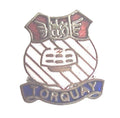 Torquay Town Coat Of Arms Quality Enamel Lapel Pin Badge image 0