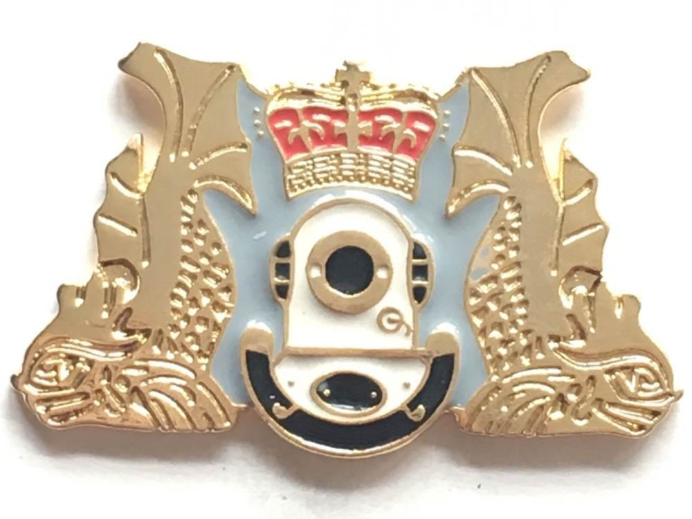 Royal Navy RN Clearance Divers Enamel Lapel Pin Badge MOD Approved image 0