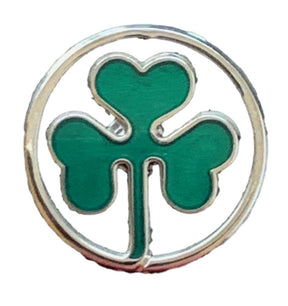 Ireland Open Crest Shamrock Quality Enamel Lapel Pin Badge T233 image 0