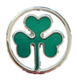 Ireland Open Crest Shamrock Quality Enamel Lapel Pin Badge T233 image 0