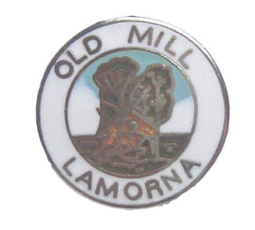 Lamorna Old Mill (D2) Quality Enamel Lapel Pin Badge image 0