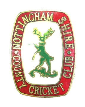Nottinghamshire County Cricket Club Sports Enamel Lapel Pin Badge image 0