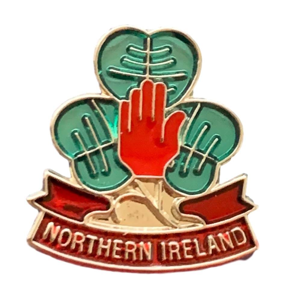 Northern Ireland Red Hand Quality Enamel Lapel Pin Badge T122 image 0
