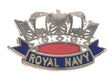 Royal Navy Small Crown - MOD Military Approved Royal Navy Enamel Pin Badge-M003 image 0
