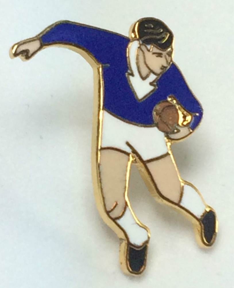 Coventry Rugby Player ENAMEL LAPEL PIN BADGE image 0