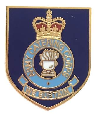 The Army Catering Corps of The British Army MOD Approved Enamel Lapel Pin Badge image 0