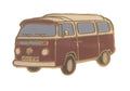 Camper Van Burgundy Quality Enamel Lapel Pin Badge image 0
