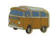 Camper Van Orange Hard High Quality Enamel Lapel Pin Badge image 0