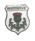 Inverbervie "Inbhir Beirbhe" Town Crest Quality Enamel Lapel Pin Badge image 0
