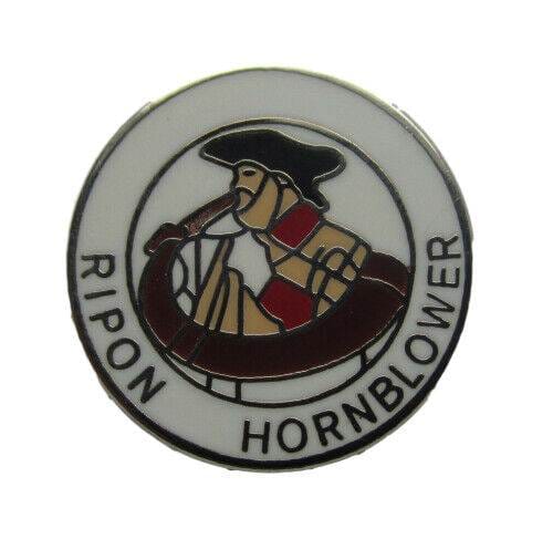 Ripon Hornblower Quality Enamel Lapel Pin Badge image 0