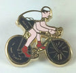 Tour De France Best Young Rider White Jersey Cycling Biker Enamel Badge image 0
