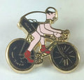 Tour De France Best Young Rider White Jersey Cycling Biker Enamel Badge image 0