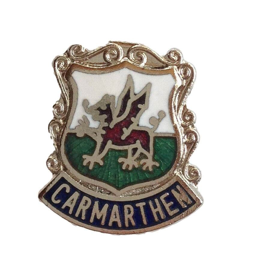 Carmarthen Wales Quality Enamel Lapel Pin Badge image 0
