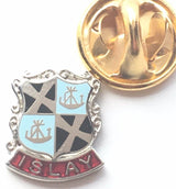 Islay Small Quality enamel lapel pin badge T193 image 1