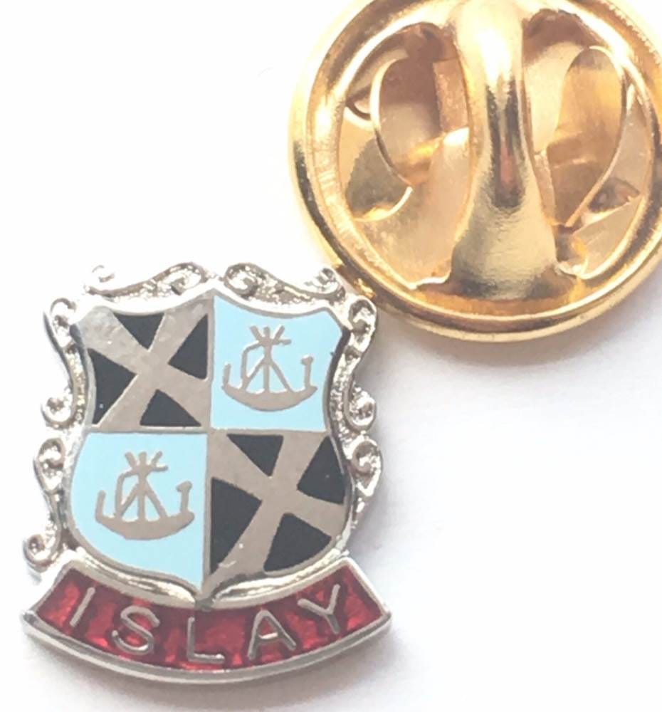 Islay Small Quality enamel lapel pin badge T193 image 1