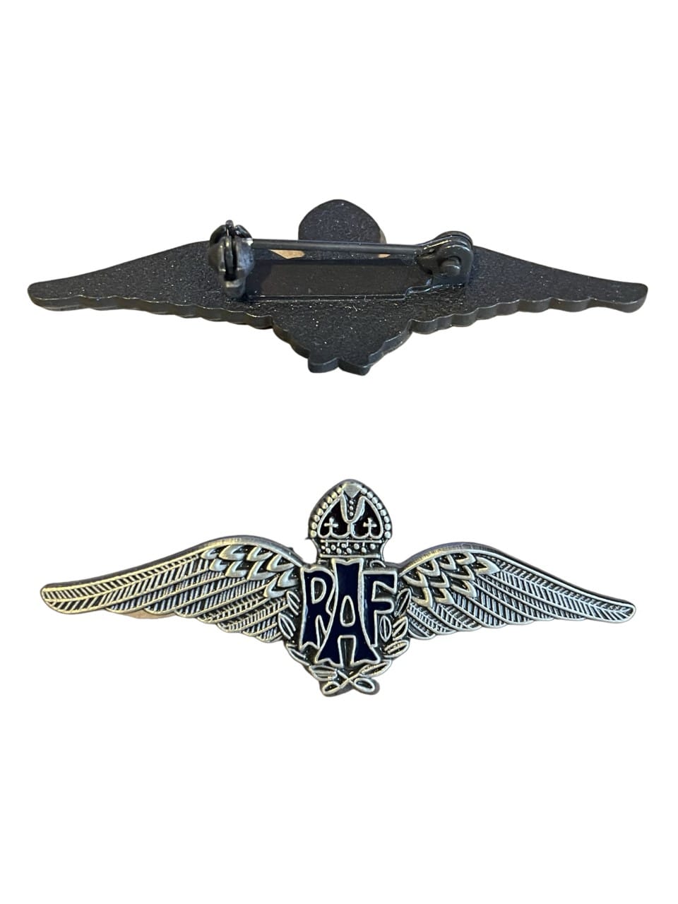 MOD Approved RAF Royal Air Force Subdued Colour Sweetheart Wings Brooch Badge image 2