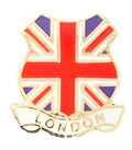 London England with the Union Jack Flag Quality enamel lapel pin badge T091L image 0