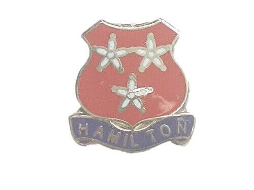 Hamilton Quality Enamel Lapel Pin Badge image 0