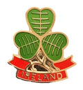 Ireland Large Shamrock Quality Enamel Lapel Pin Badge T085 image 0