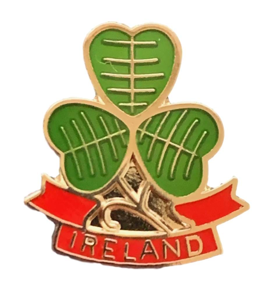 Ireland Large Shamrock Quality Enamel Lapel Pin Badge T085 image 0